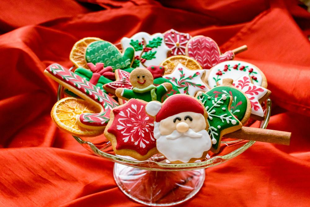 Iced cookies