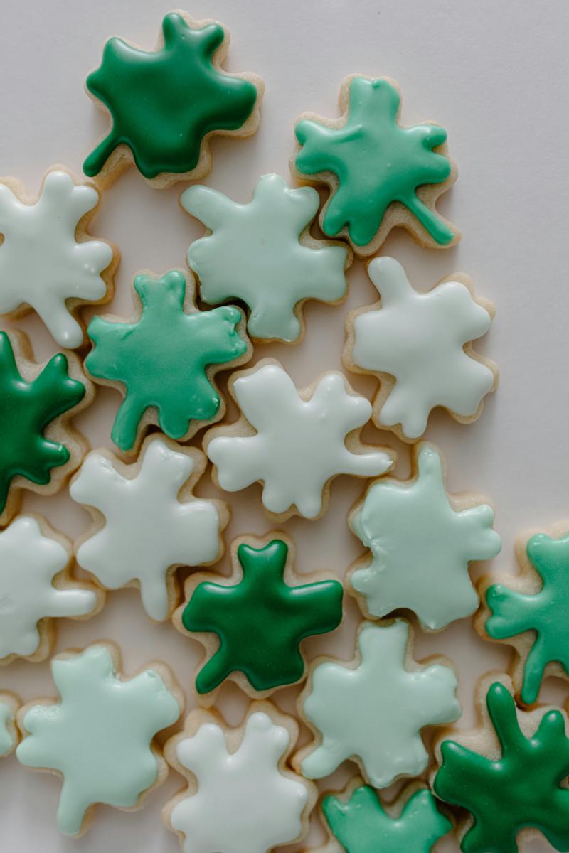 Iced cookies