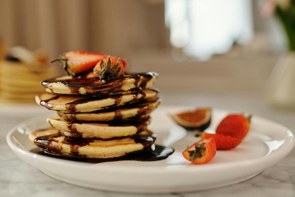 Stack pancakes